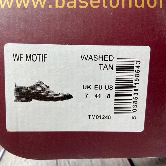 NWT Base London WF Motif Washed Tan
